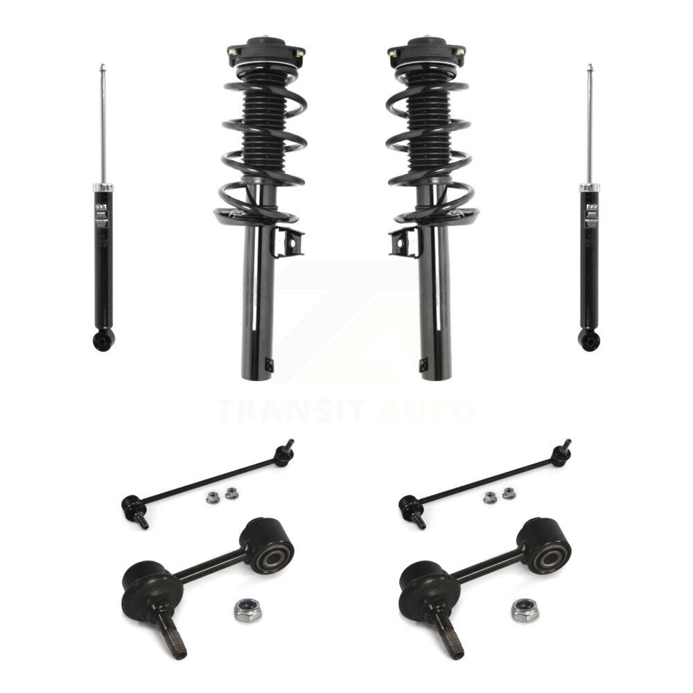 [Avant et Arrière] Ensemble de jambe de suspension avec ressort hélicoïdal pour Volkswagen Tiguan Limited KSS-107689