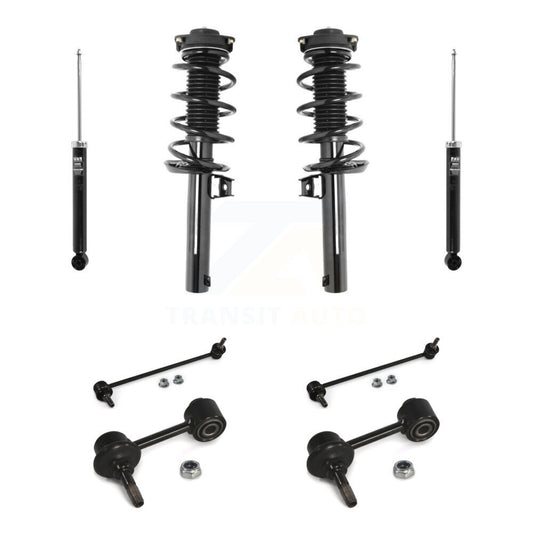 [Avant et Arrière] Ensemble de jambe de suspension avec ressort hélicoïdal pour Volkswagen Tiguan Limited KSS-107689