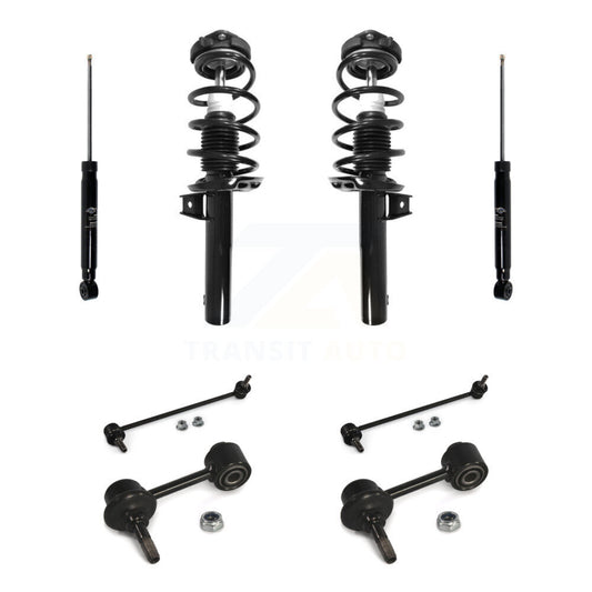 [Avant et Arrière] Ensemble de jambe de suspension avec ressort hélicoïdal pour Volkswagen Rabbit Audi A3 KSS-107690