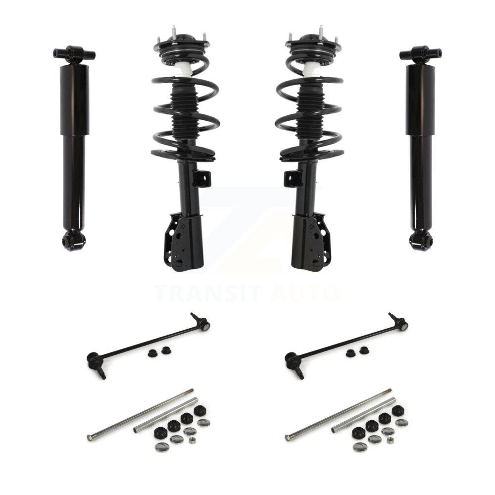 [Avant et Arrière] Ensemble de jambe de suspension avec ressort hélicoïdal pour Chevrolet Traverse Buick GMC KSS-107693