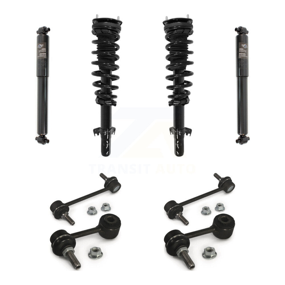 [Avant et Arrière] Ensemble de jambe de suspension avec ressort hélicoïdal pour Ford Fusion Mercury Milan KSS-107696
