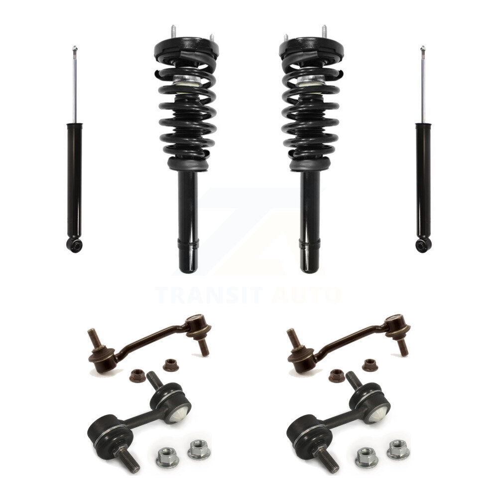 [Avant et Arrière] Ensemble de jambe de suspension avec ressort hélicoïdal pour Hyundai Sonata Azera KSS-107697