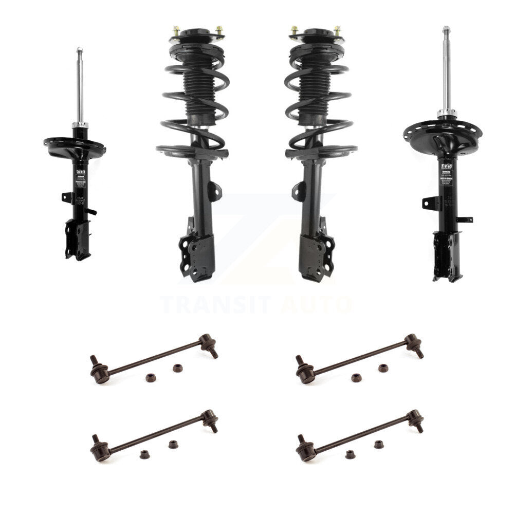 [Avant et Arrière] Ensemble de jambe de suspension avec ressort hélicoïdal pour 09-15 Toyota Venza AWD KSS-107698