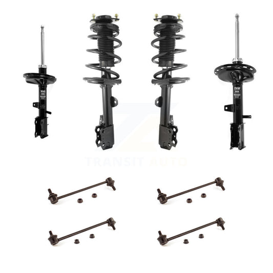 [Avant et Arrière] Ensemble de jambe de suspension avec ressort hélicoïdal pour 09-15 Toyota Venza AWD KSS-107698