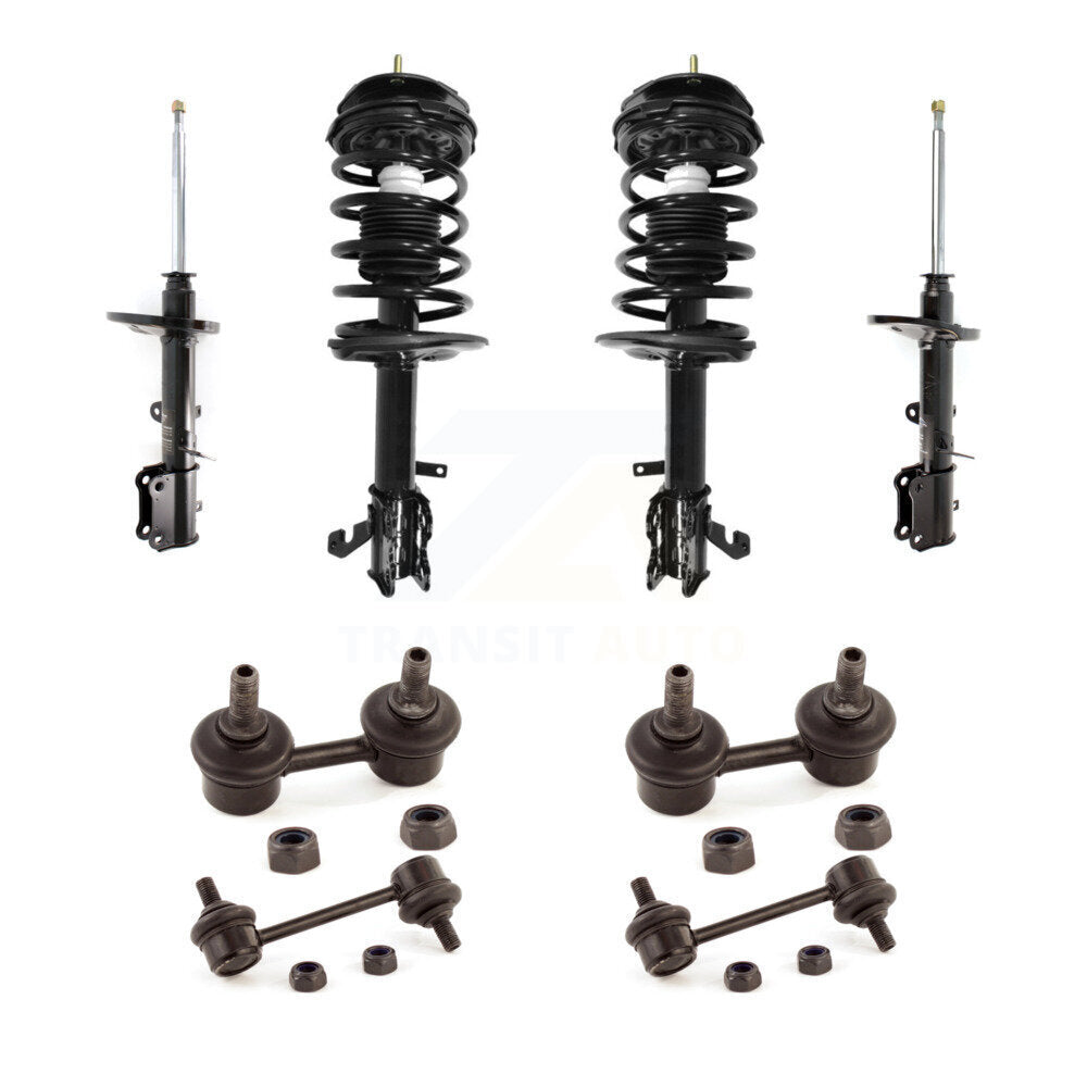[Avant et Arrière] Ensemble de jambe de suspension avec ressort hélicoïdal pour Toyota Corolla Prizm KSS-107700