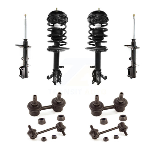 [Avant et Arrière] Ensemble de jambe de suspension avec ressort hélicoïdal pour Toyota Corolla Prizm KSS-107700
