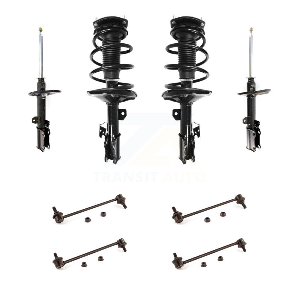 [Avant et Arrière] Ensemble de jambe de suspension avec ressort hélicoïdal pour 2002-2003 Toyota Camry KSS-107703