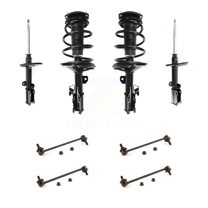 [Avant et Arrière] Ensemble de jambe de suspension avec ressort hélicoïdal pour 2002-2003 Toyota Camry KSS-107703