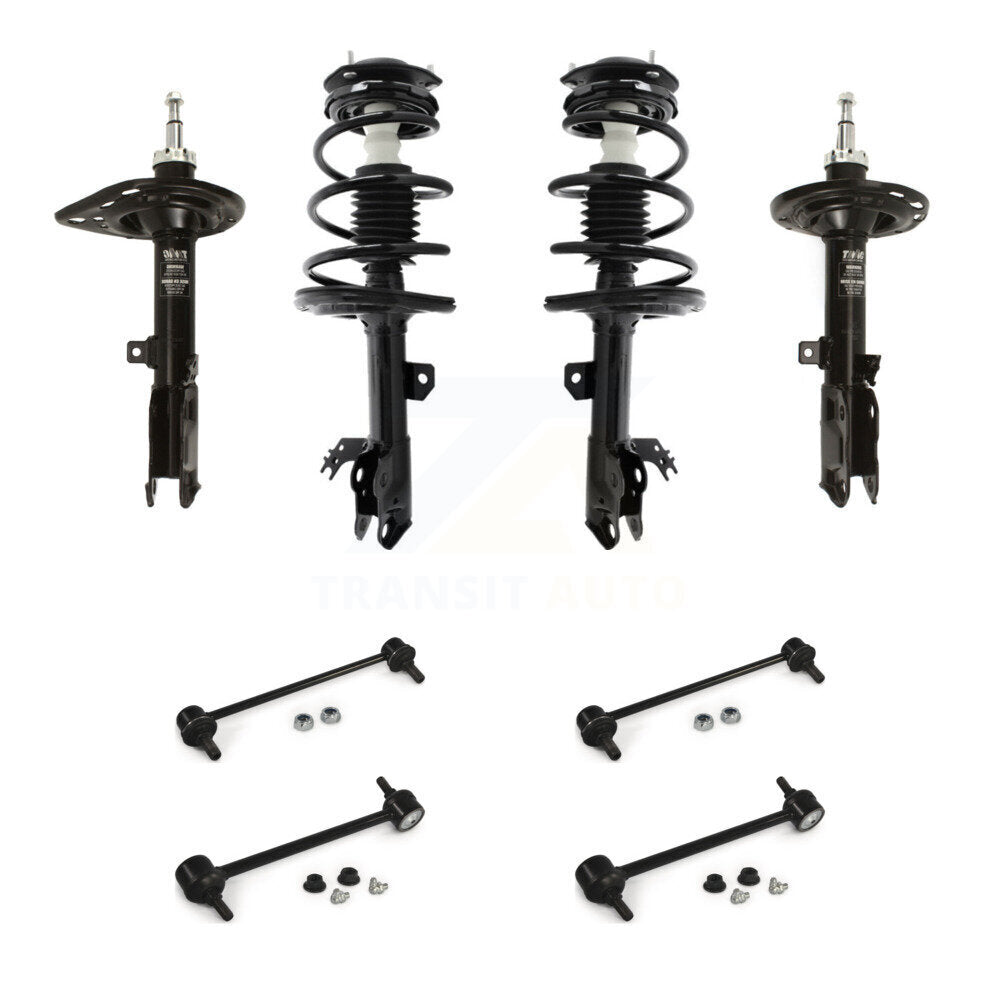 [Avant et Arrière] Ensemble de jambe de suspension avec ressort hélicoïdal pour Toyota Camry KSS-107709