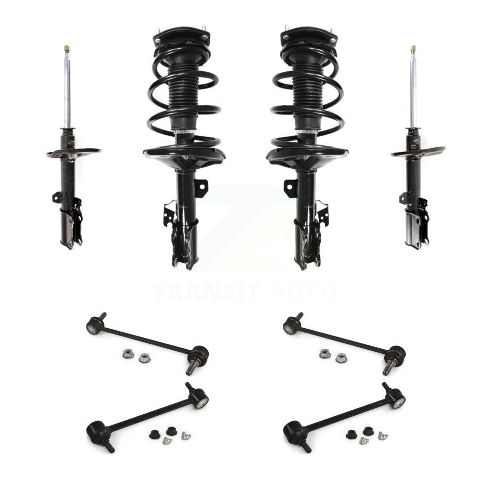 [Avant et Arrière] Ensemble de jambe de suspension avec ressort hélicoïdal pour 2002-2003 Toyota Camry KSS-107716