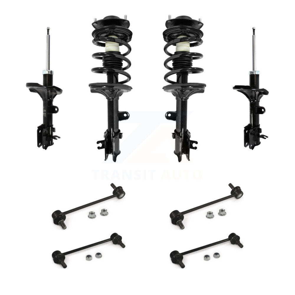 [Avant et Arrière] Ensemble de jambe de suspension avec ressort hélicoïdal pour Hyundai Tucson Kia KSS-107718