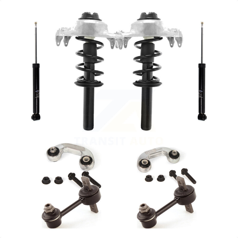 [Avant et Arrière] Ensemble de jambe de suspension avec ressort hélicoïdal pour 2009 Audi A4 Quattro KSS-107719