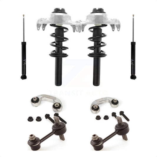 [Avant et Arrière] Ensemble de jambe de suspension avec ressort hélicoïdal pour 2009 Audi A4 Quattro KSS-107719
