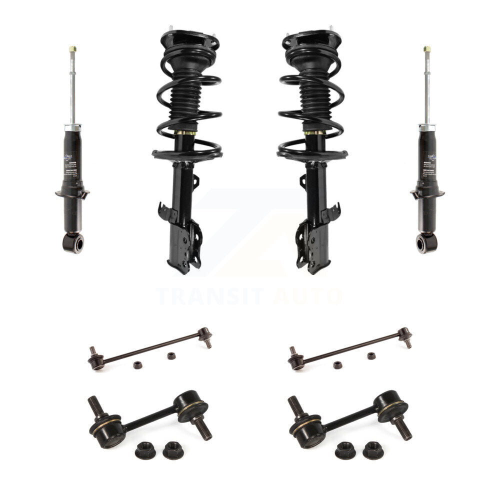 [Avant et Arrière] Ensemble de jambe de suspension avec ressort hélicoïdal pour 03-06 Toyota Corolla KSS-107726