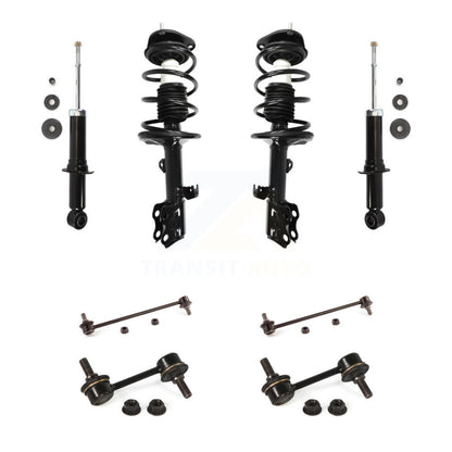 [Avant et Arrière] Ensemble de jambe de suspension avec ressort hélicoïdal pour 2010 Pontiac Vibe FWD KSS-107727