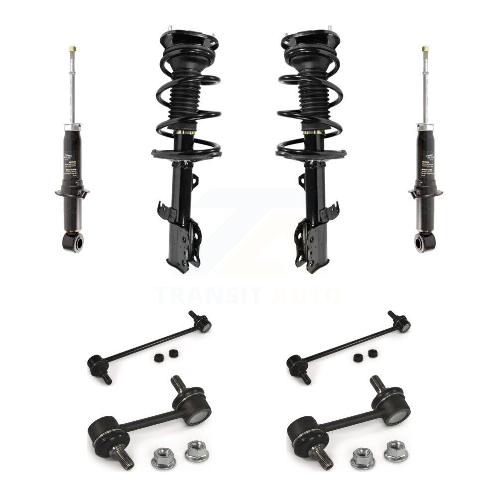 [Avant et Arrière] Ensemble de jambe de suspension avec ressort hélicoïdal pour 2003-2006 Toyota Corolla KSS-107735
