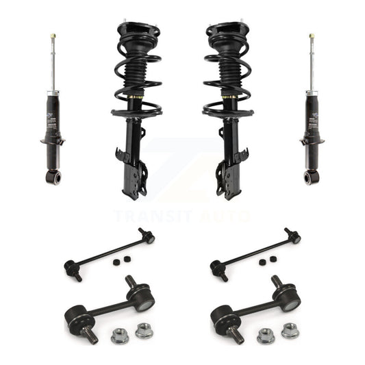[Avant et Arrière] Ensemble de jambe de suspension avec ressort hélicoïdal pour 2003-2006 Toyota Corolla KSS-107735