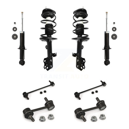 [Avant et Arrière] Ensemble de jambe de suspension avec ressort hélicoïdal pour 2010 Pontiac Vibe FWD KSS-107736