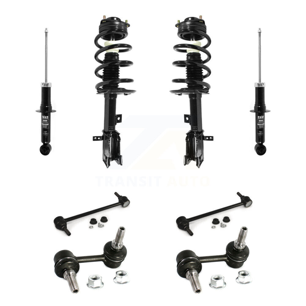 [Avant et Arrière] Ensemble de jambe de suspension avec ressort hélicoïdal pour 11-19 Dodge Journey 3.6L KSS-107737