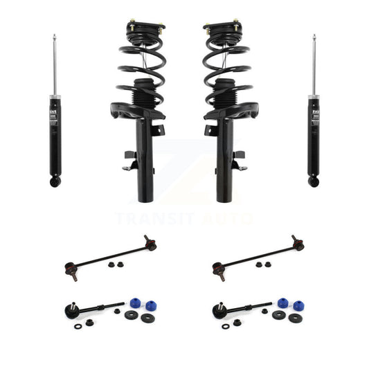 [Avant et Arrière] Ensemble de jambe de suspension avec ressort hélicoïdal pour 2013-2018 Ford Focus ST KSS-107741