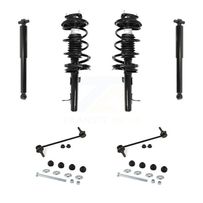 [Avant et Arrière] Ensemble de jambe de suspension avec ressort hélicoïdal pour Ford Focus KSS-107746