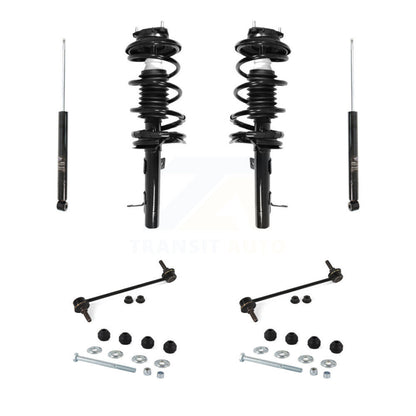 [Avant et Arrière] Ensemble de jambe de suspension avec ressort hélicoïdal pour Ford Focus KSS-107747