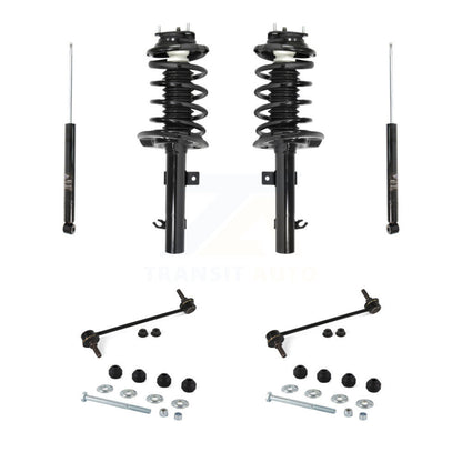 [Avant et Arrière] Ensemble de jambe de suspension avec ressort hélicoïdal pour Ford Focus KSS-107750