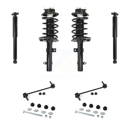 [Avant et Arrière] Ensemble de jambe de suspension avec ressort hélicoïdal pour Ford Focus KSS-107751