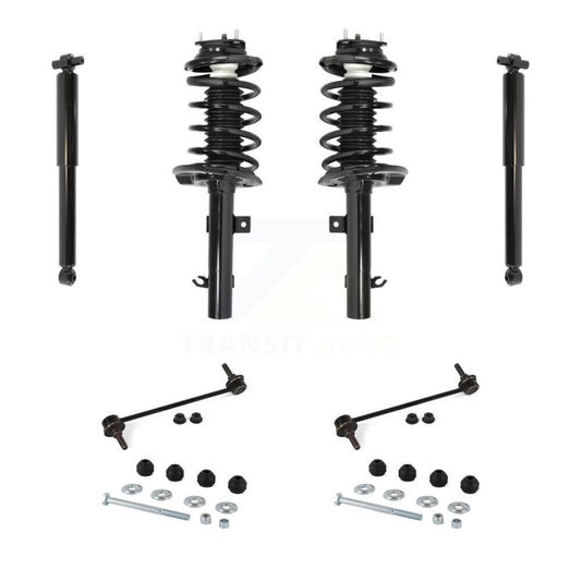 [Avant et Arrière] Ensemble de jambe de suspension avec ressort hélicoïdal pour Ford Focus KSS-107751
