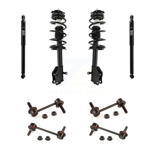 [Avant et Arrière] Ensemble de jambe de suspension avec ressort hélicoïdal pour Ford Edge Lincoln MKX KSS-107752