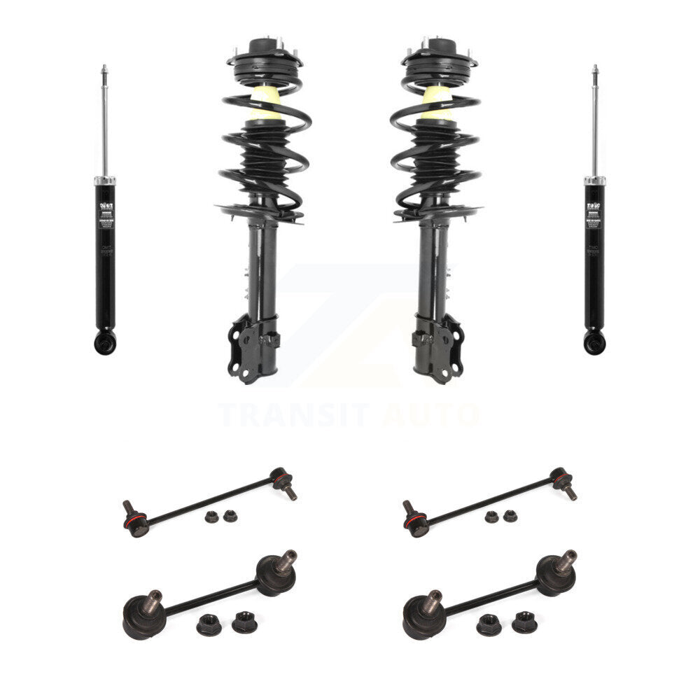 [Avant et Arrière] Ensemble de jambe de suspension avec ressort hélicoïdal pour Hyundai Tucson Kia KSS-107753
