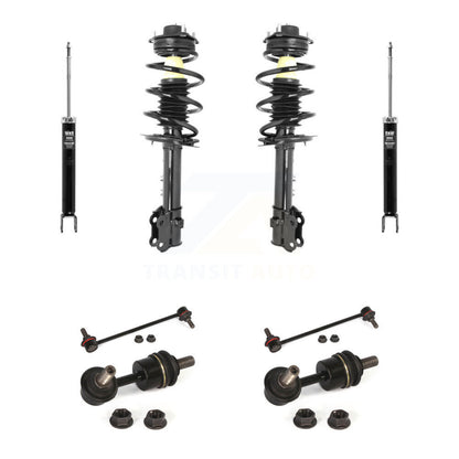 [Avant et Arrière] Ensemble de jambe de suspension avec ressort hélicoïdal pour Hyundai Tucson Kia KSS-107754