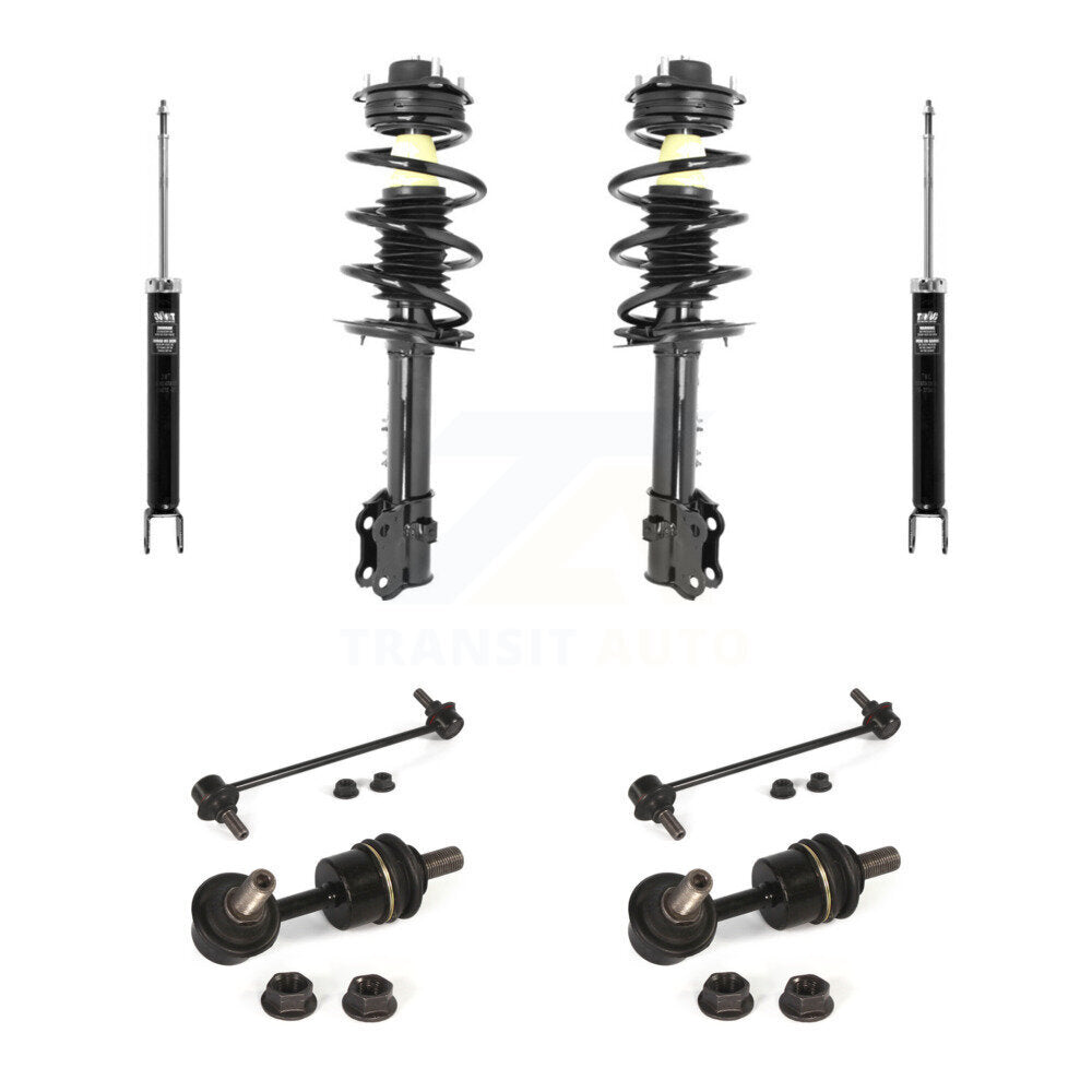 [Avant et Arrière] Ensemble de jambe de suspension avec ressort hélicoïdal pour Hyundai Tucson Kia KSS-107756