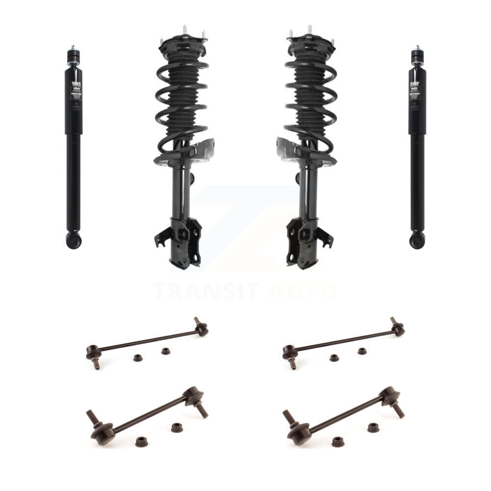 [Avant et Arrière] Ensemble de jambe de suspension avec ressort hélicoïdal pour 2007-2012 Acura RDX KSS-107757