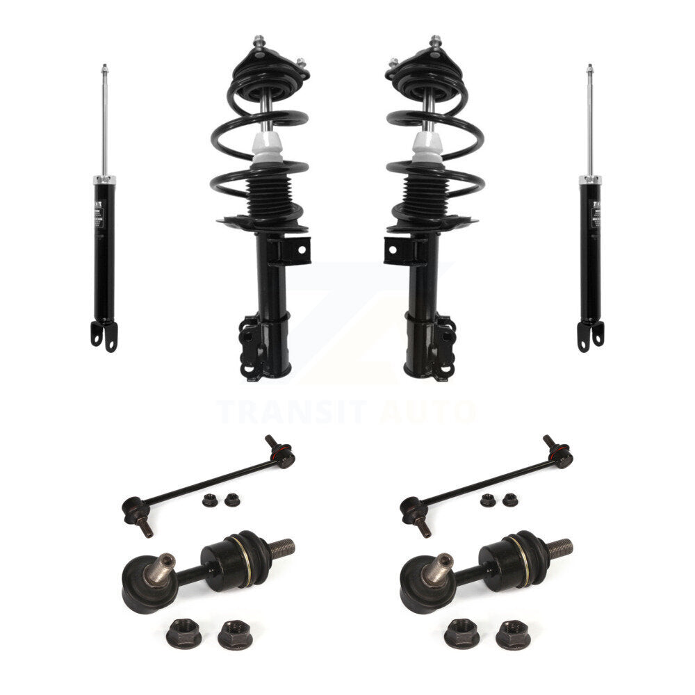 [Avant et Arrière] Ensemble de jambe de suspension avec ressort hélicoïdal pour Hyundai Sonata Kia KSS-107763