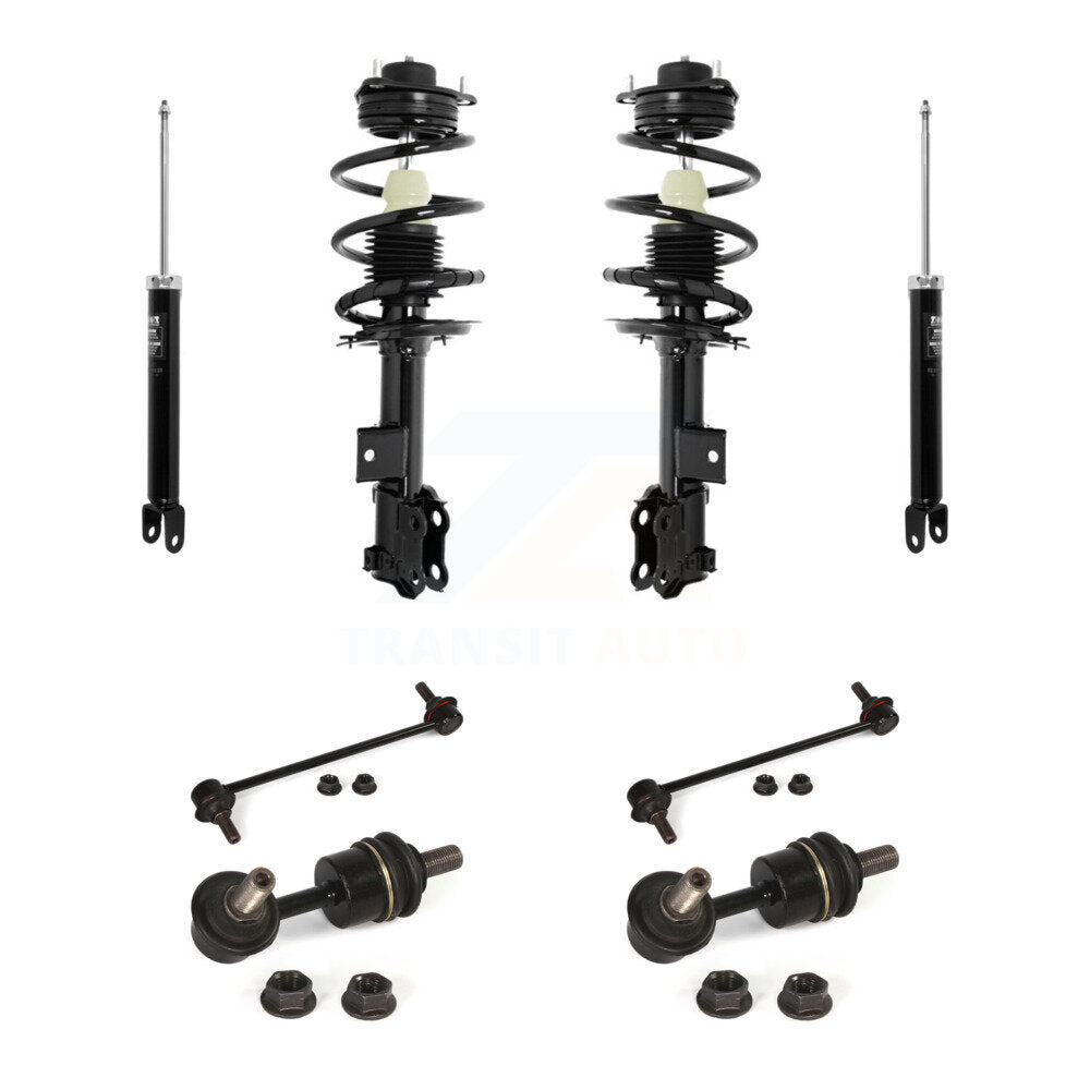 [Avant et Arrière] Ensemble de jambe de suspension avec ressort hélicoïdal pour Hyundai Sonata Kia KSS-107764