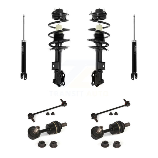 [Avant et Arrière] Ensemble de jambe de suspension avec ressort hélicoïdal pour Hyundai Sonata Kia KSS-107764