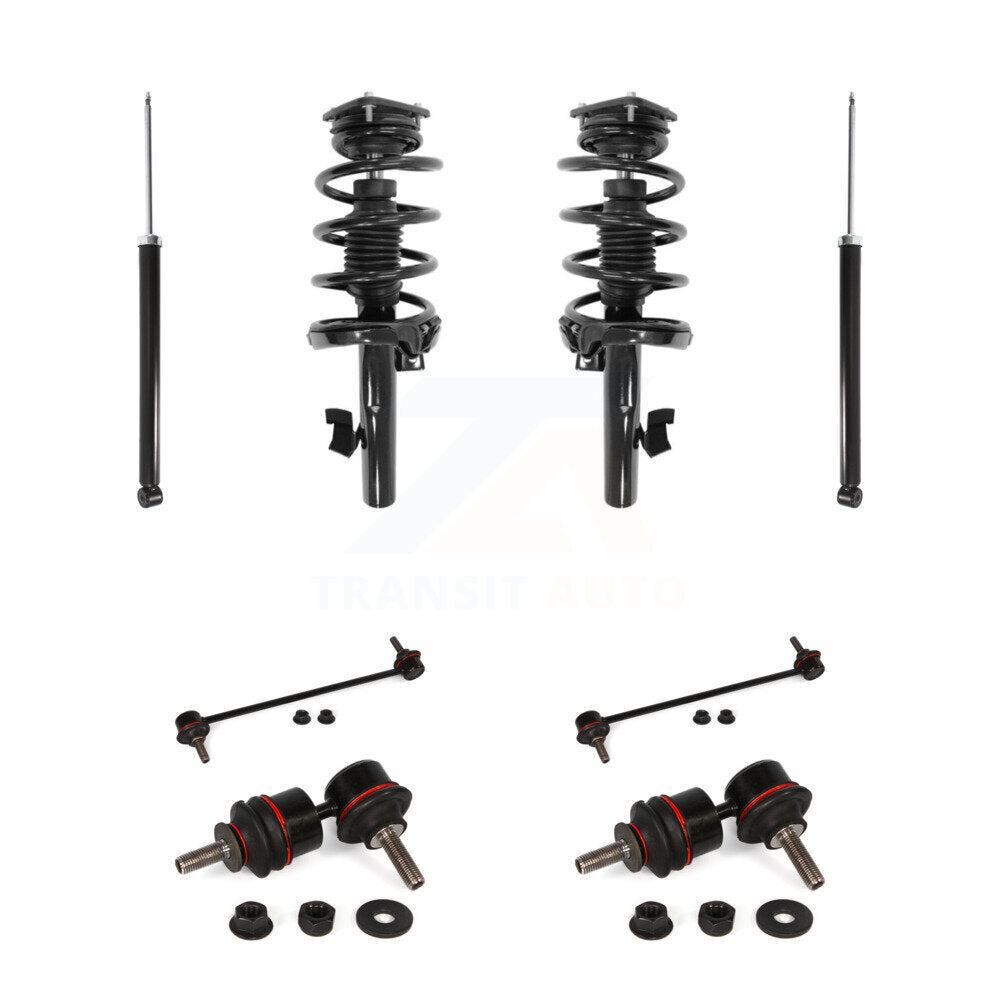 [Avant et Arrière] Ensemble de jambe de suspension avec ressort hélicoïdal pour Volvo S40 C30 V50 KSS-107770