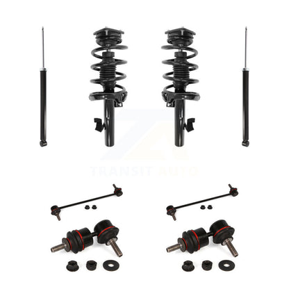 [Avant et Arrière] Ensemble de jambe de suspension avec ressort hélicoïdal pour Volvo S40 C30 V50 KSS-107770
