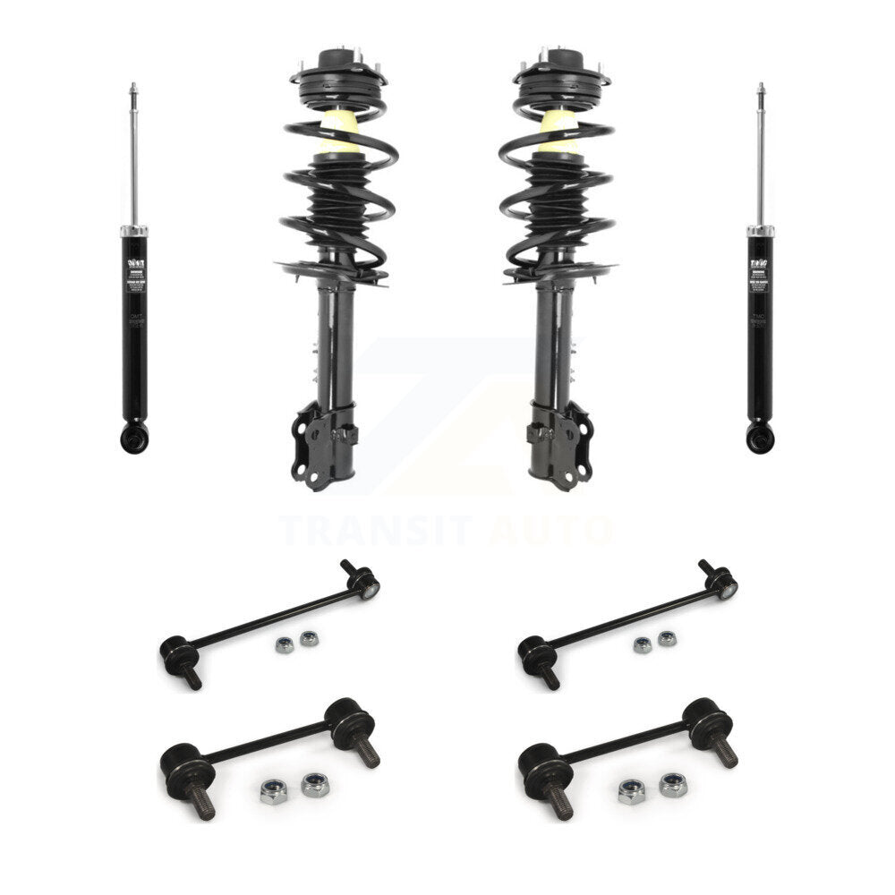 [Avant et Arrière] Ensemble de jambe de suspension avec ressort hélicoïdal pour Hyundai Tucson Kia KSS-107779