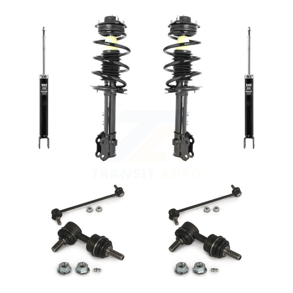 [Avant et Arrière] Ensemble de jambe de suspension avec ressort hélicoïdal pour Hyundai Tucson Kia KSS-107782