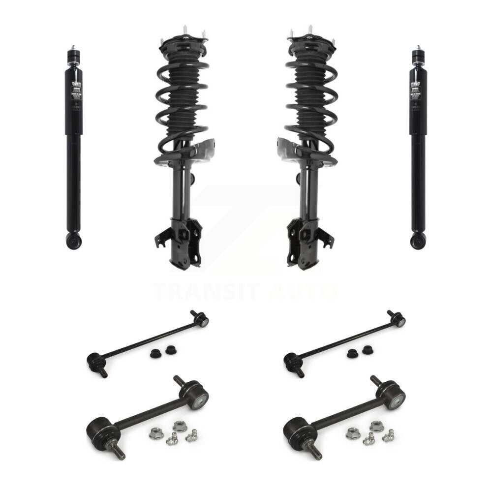[Avant et Arrière] Ensemble de jambe de suspension avec ressort hélicoïdal pour 2007-2012 Acura RDX KSS-107783