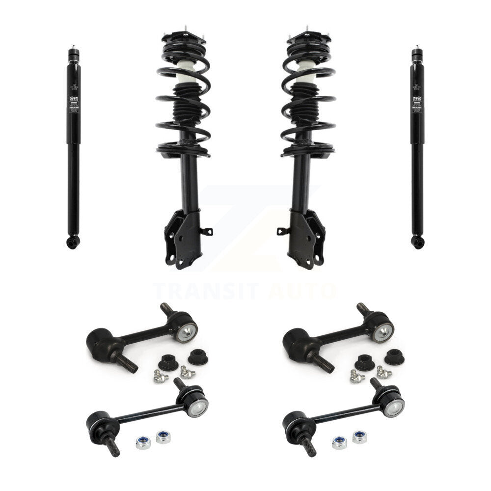 [Avant et Arrière] Ensemble de jambe de suspension avec ressort hélicoïdal pour Ford Edge Lincoln MKX KSS-107784