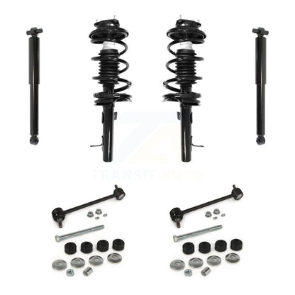 [Avant et Arrière] Ensemble de jambe de suspension avec ressort hélicoïdal pour Ford Focus KSS-107787
