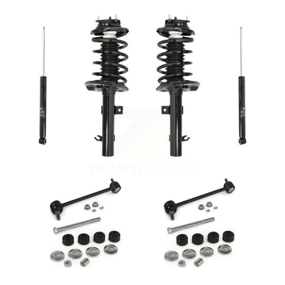 [Avant et Arrière] Ensemble de jambe de suspension avec ressort hélicoïdal pour Ford Focus KSS-107789