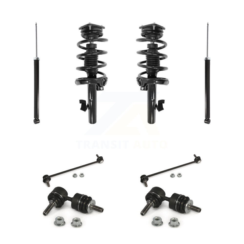 [Avant et Arrière] Ensemble de jambe de suspension avec ressort hélicoïdal pour Volvo S40 C30 V50 KSS-107790