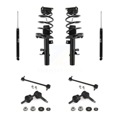 [Avant et Arrière] Ensemble de jambe de suspension avec ressort hélicoïdal pour Ford Focus KSS-107797