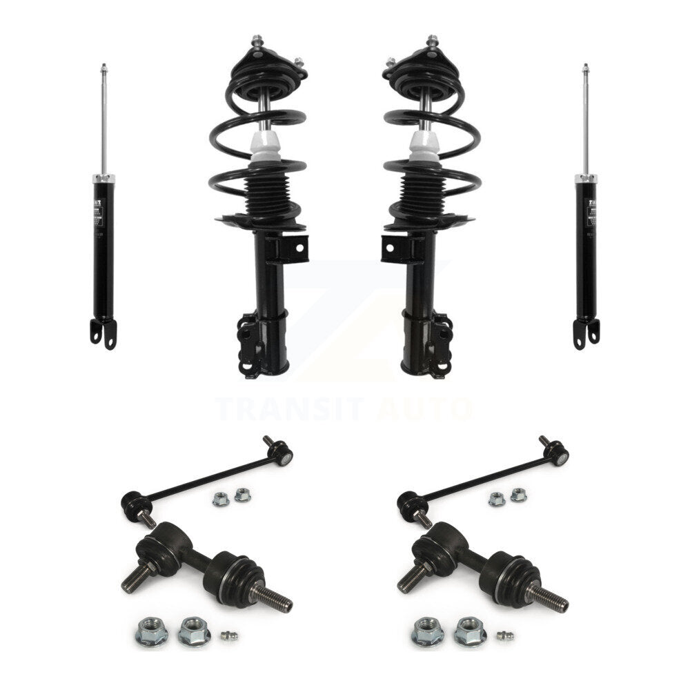 [Avant et Arrière] Ensemble de jambe de suspension avec ressort hélicoïdal pour Hyundai Sonata Kia KSS-107799