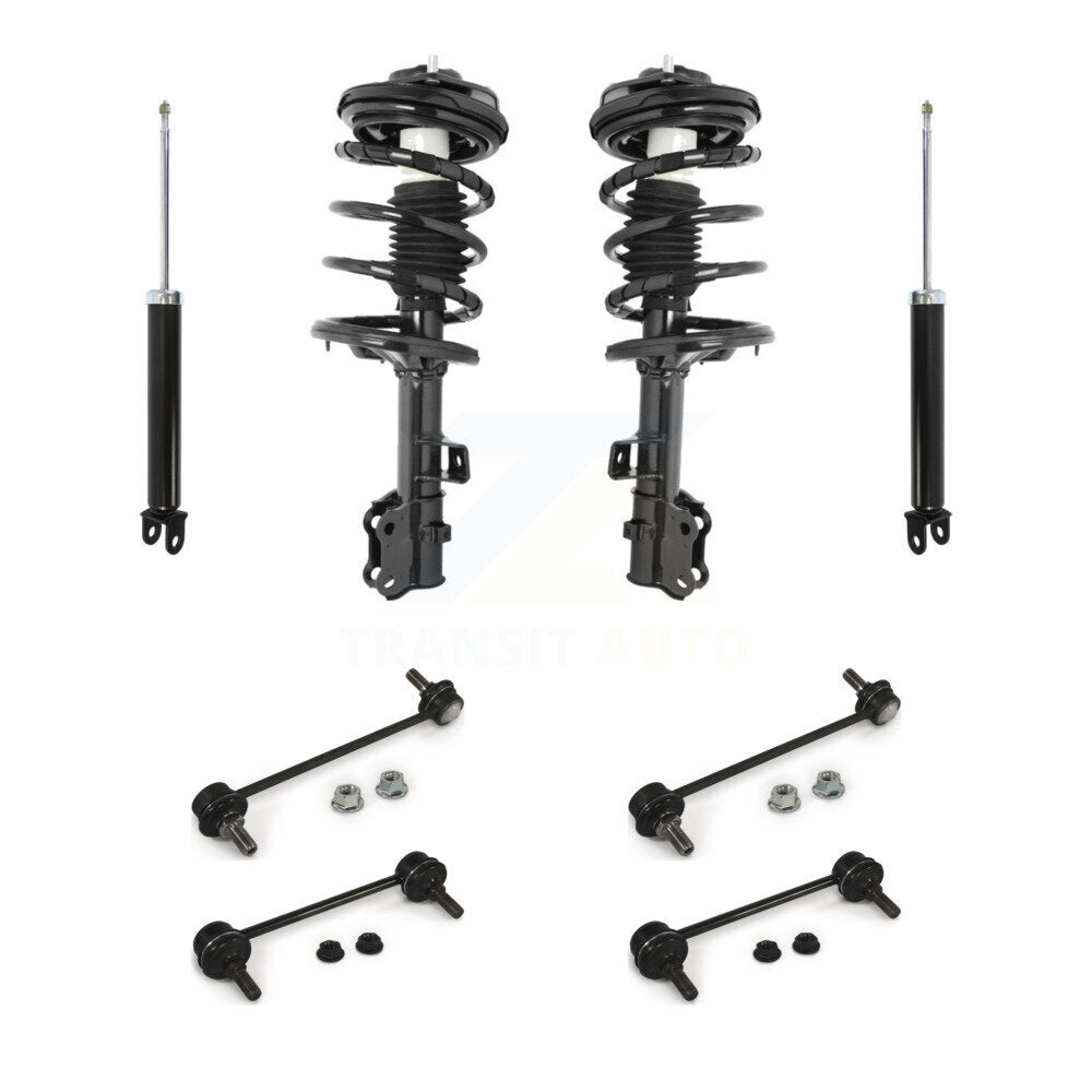 [Avant et Arrière] Ensemble de jambe de suspension avec ressort hélicoïdal pour Kia Rondo Optima KSS-107801