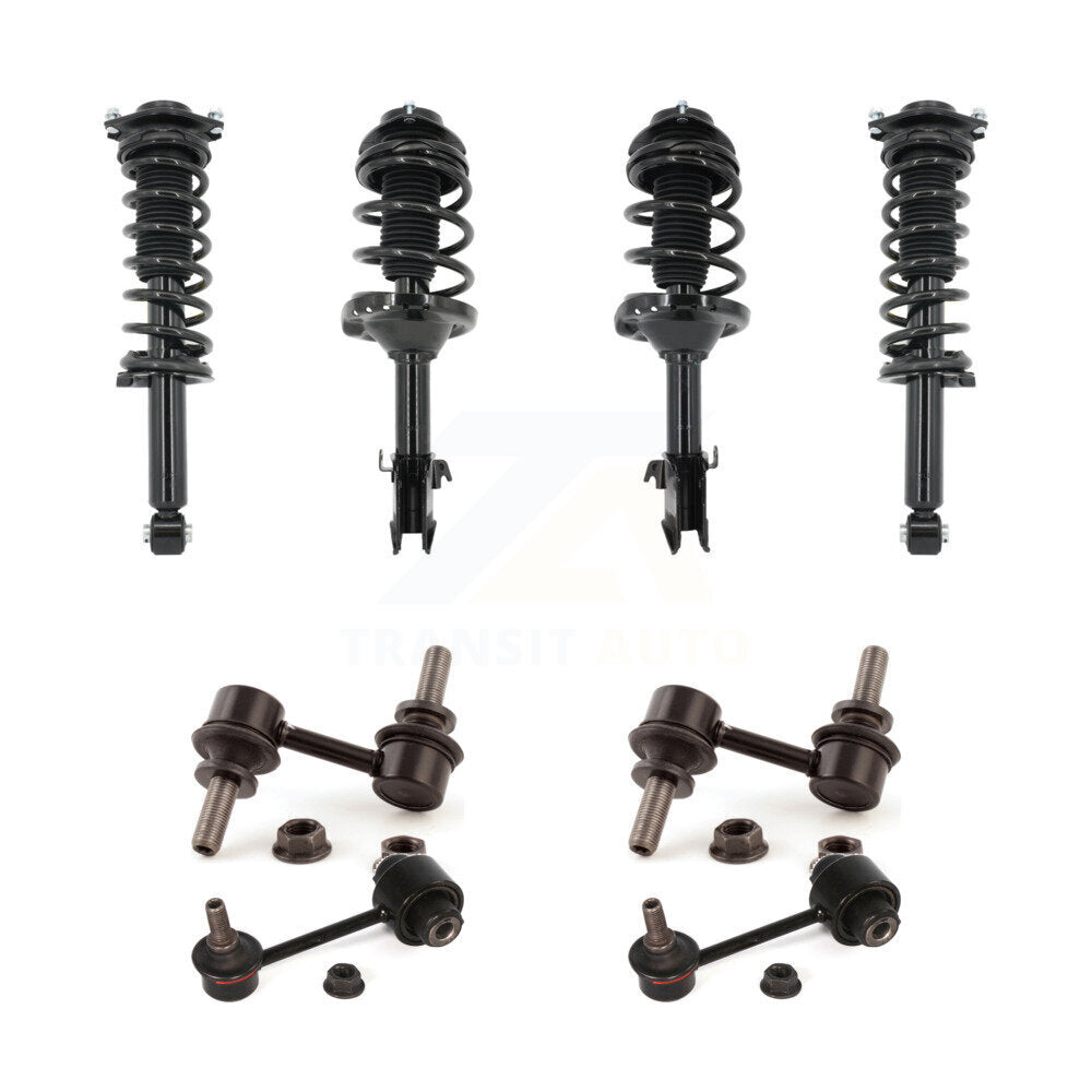 [Avant et Arrière] Ensemble de jambe de suspension avec ressort hélicoïdal pour 2014-2016 Subaru Forester KSS-107807